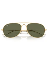 Ray-Ban Unisex Polarized Sunglasses, Bain Bridge Rb3735