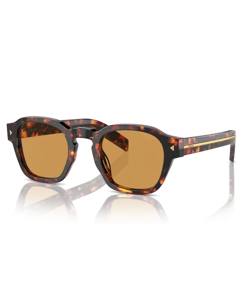 Prada Round Men's Sunglasses