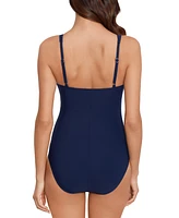 Magicsuit Women's Sansa Tie-Front Ruched One-Piece Swimsuit