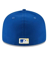 Men's New Era Blue Seattle Mariners Cooperstown Collection Wool 59FIFTY Fitted Hat