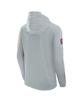 Men's Fanatics Gray 2024 Nhl All-Star Game Authentic Pro Tech Fleece Pullover Hoodie