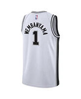 Big Boys Nike Victor Wembanyama White San Antonio Spurs Swingman Jersey - Association Edition