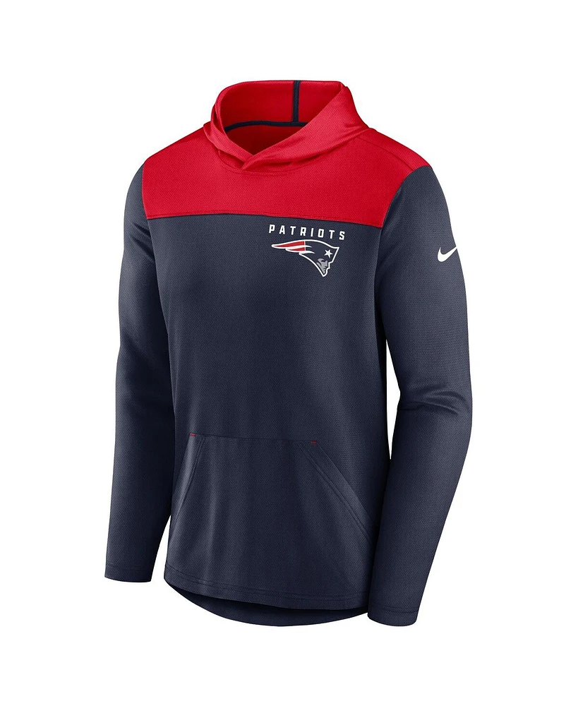 Men's Nike Navy New England Patriots Fan Gear Pullover Hoodie