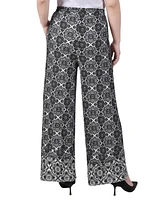 Ny Collection Women's Wide Leg Pull On Pants