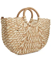 Style & Co Straw Tote Crossbody, Exclusively at Macy's