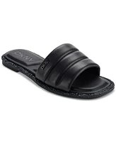 Dkny Bethea Quilted Slip-On Slide Sandals