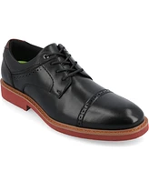 Vance Co. Men's Dexter Tru Comfort Foam Cap Toe Lace-Up Derby Shoes