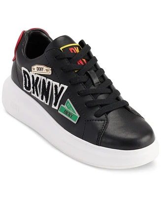 Dkny Jewel City Signs Lace-Up Low-Top Platform Sneakers