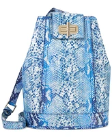 Brahmin Maddie Joyful Oceangrove Leather Backpack