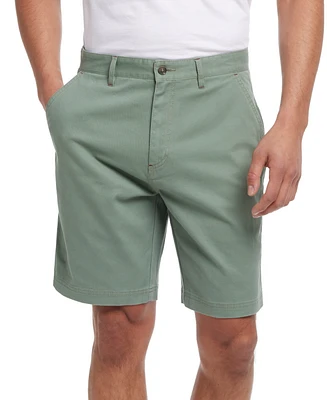 Weatherproof Vintage Men's 9" Cotton Twill Stretch Shorts