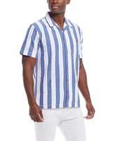 Weatherproof Vintage Men's Short Sleeve Cotton Seersucker Shirt