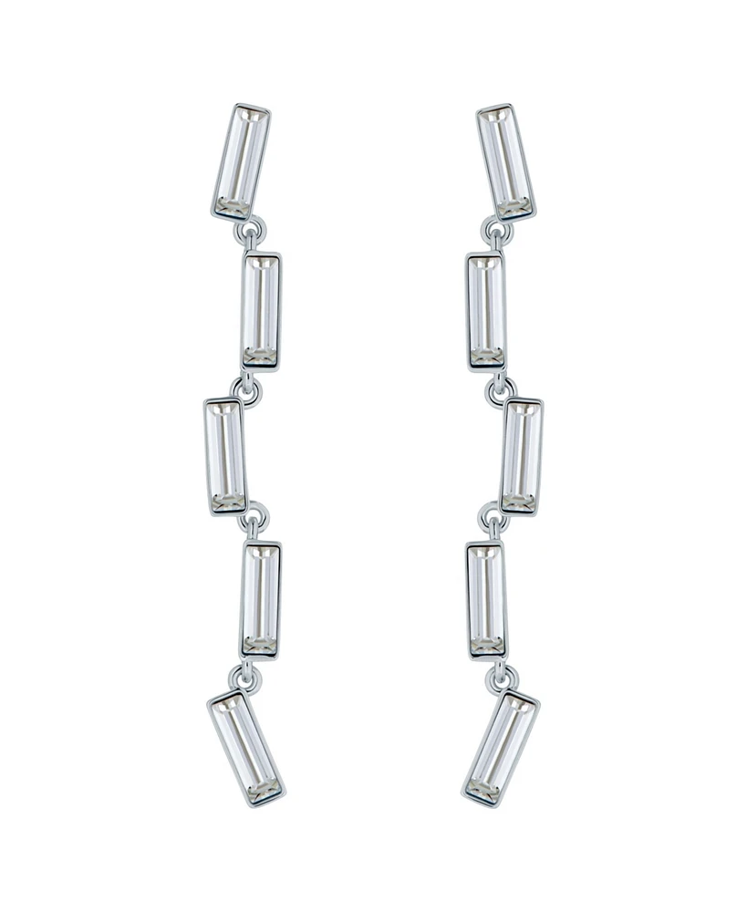 Ted Baker Jewelry Crysel: Crystal Baguette Drop Earrings For Women