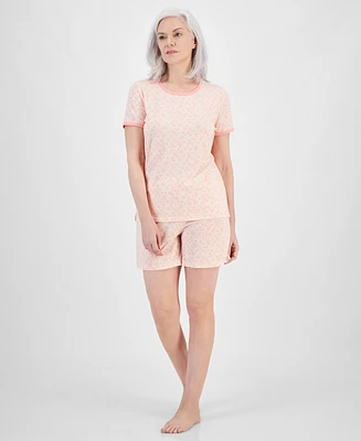 Charter Club Women's Short-Sleeve Pajamas Set, Created for Macy's