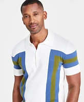 Hugo by Boss Men's Short Sleeve Colorblocked Polo Sweater