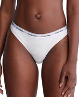 Calvin Klein Women's 3-Pk. Modern Logo Low-Rise Thong Underwear QD5209