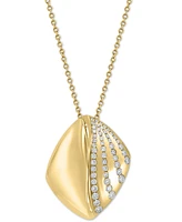 Effy Diamond Abstract 18" Pendant Necklace (1/2 ct. t.w.) in 14k Gold