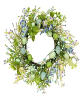 National Tree Company 20" Flowering Easter Wreath