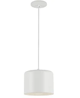 Dainolite 6" Metal Emilia 1 Light Pendant