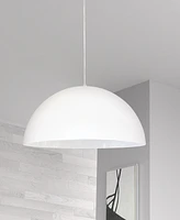 Dainolite 8" Metal Ofelia 1 Light Small Pendant