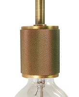 Dainolite 6.5" Metal Roswell 1 Light Pendant