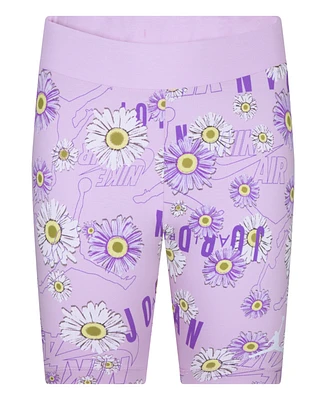 Jordan Big Girls Air Flower Child Bike Shorts