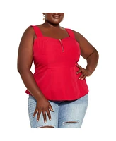 Plus Size Sassy Class Top