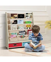 Kids Book and Toys Organizer Shelves