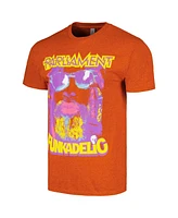 Men's and Women's Orange Parliament-Funkadelic Portrait Photo T-shirts