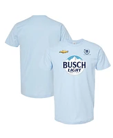 Men's Trackhouse Racing Team Collection Light Blue Busch Partners T-shirt