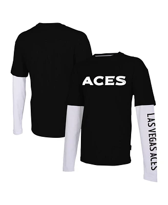 Men's and Women's Stadium Essentials Black Las Vegas Aces Spectator Long Sleeve T-shirt