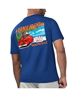 Men's Margaritaville Royal New York Giants Licensed to Chill T-shirt