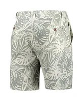 Men's Margaritaville Gray Cleveland Browns Sandwashed Monstera Print Amphib Shorts