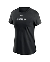 Women's Nike Black Chicago Cubs Over Shoulder T-shirt