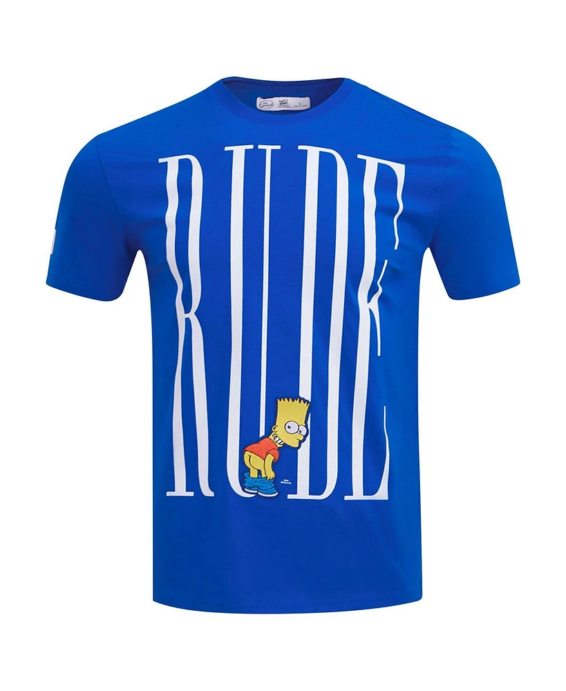 Men's Freeze Max Bart Simpson Royal The Simpsons Eat My Shorts T-shirt