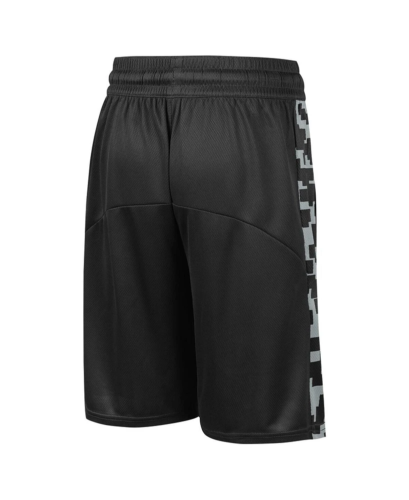 Big Boys Nike Black Brooklyn Nets Courtside Starting Five Team Shorts