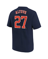 Big Boys Nike Jose Altuve Navy Houston Astros Home Player Name and Number T-shirt