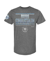 Men's Trackhouse Racing Team Collection Heather Charcoal Ross Chastain Pole Sitter T-shirt