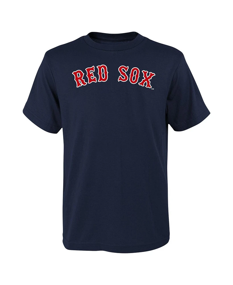 Big Boys Fanatics Navy Boston Red Sox Curveball T-shirt