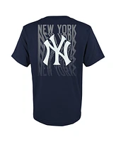 Big Boys Fanatics Navy New York Yankees Curveball T-shirt