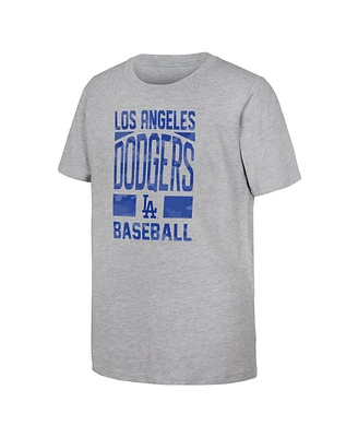 Big Boys Fanatics Heather Gray Los Angeles Dodgers Season Ticket T-shirt