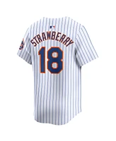 Men's Nike Darryl Strawberry White New York Mets Home limited Player Jersey