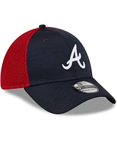 Men's New Era Navy Atlanta Braves Neo 39THIRTY Flex Hat