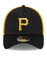 Men's New Era Black Pittsburgh Pirates Neo 39THIRTY Flex Hat