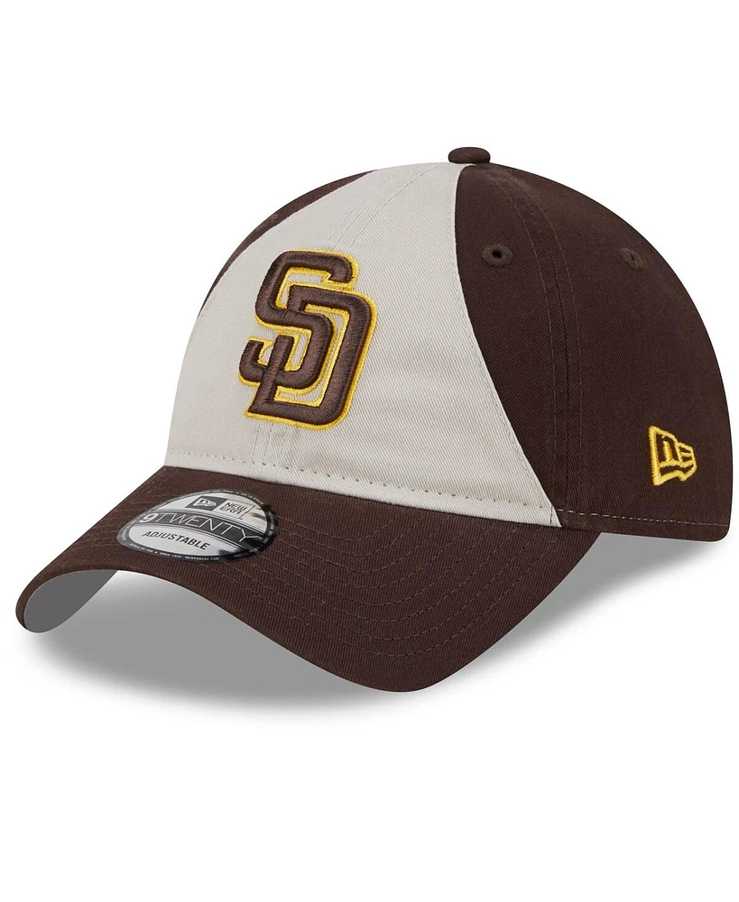 Men's New Era Brown San Diego Padres 2024 Batting Practice 9TWENTY Adjustable Hat