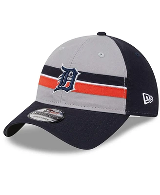 Men's New Era Gray Detroit Tigers 2024 Batting Practice 9TWENTY Adjustable Hat