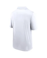 Men's Fanatics White Pittsburgh Penguins Victory For Us Interlock Polo Shirt