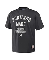 Men's Nba x Staple Anthracite Portland Trail Blazers Heavyweight Oversized T-shirt