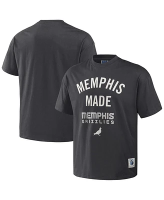 Men's Nba x Staple Anthracite Memphis Grizzlies Heavyweight Oversized T-shirt