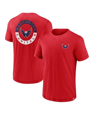 Men's Fanatics Red Washington Capitals High Stick T-shirt