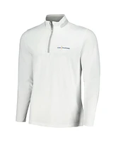 Men's Puma White The Players Lightweight Quarter-Zip Top